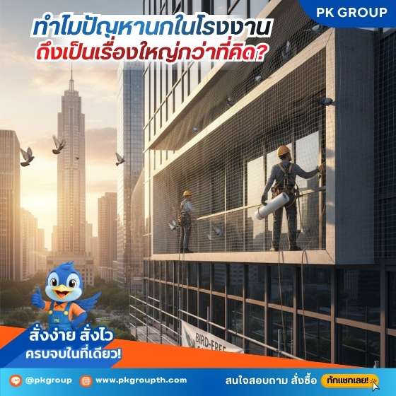 ลงทุนติดตาข่ายกันนกโรงงาน คุ้มค่าจริงไหม?-3